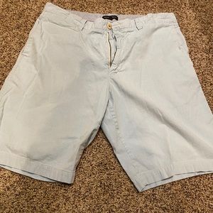 Banana republic men’s light blue striped shorts